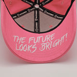 VT Shield Logo Future Looks Bright Pink Snapback Hat