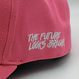 VT Shield Logo Future Looks Bright Pink Snapback Hat