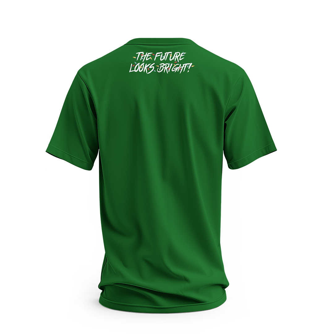 Future Looks Bright Christmas Short Sleeve T-Shirt (2 Colors Available)