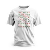 Men's Valuetainment Christmas White Short Sleeve T-Shirt