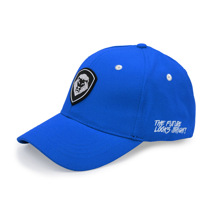 VT Shield Logo Future Looks Bright Royal Snapback Hat