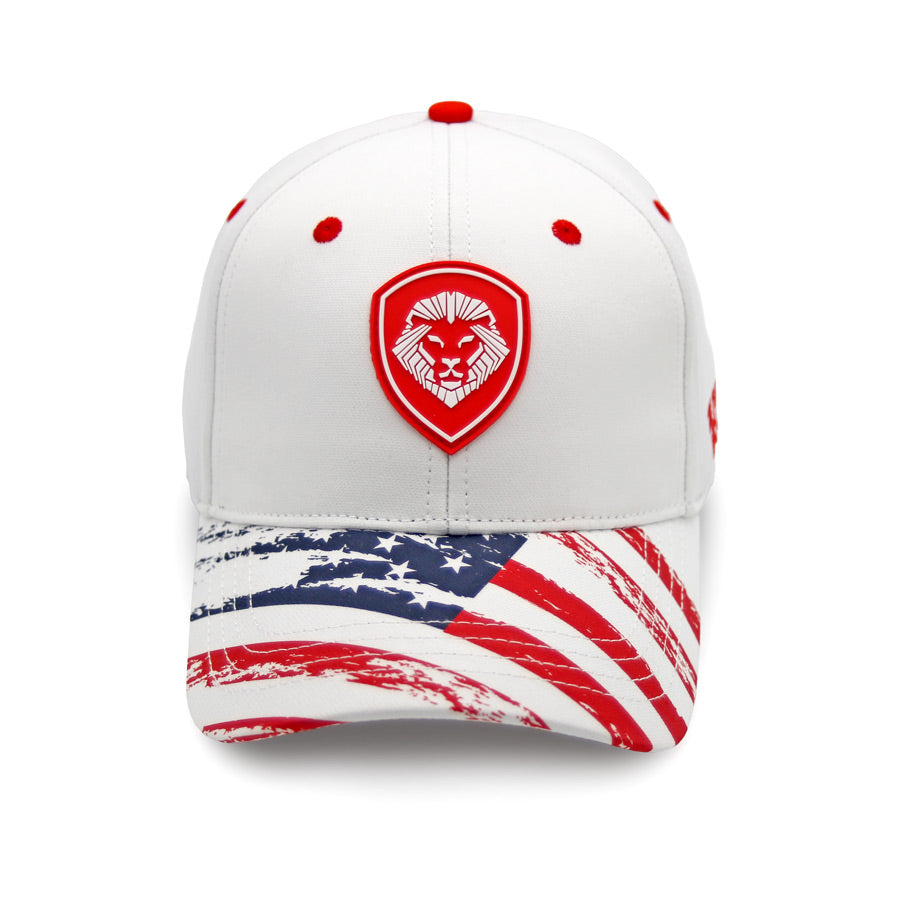 VT Shield Logo Future Looks Bright Patriotic Flag Snapback Hat