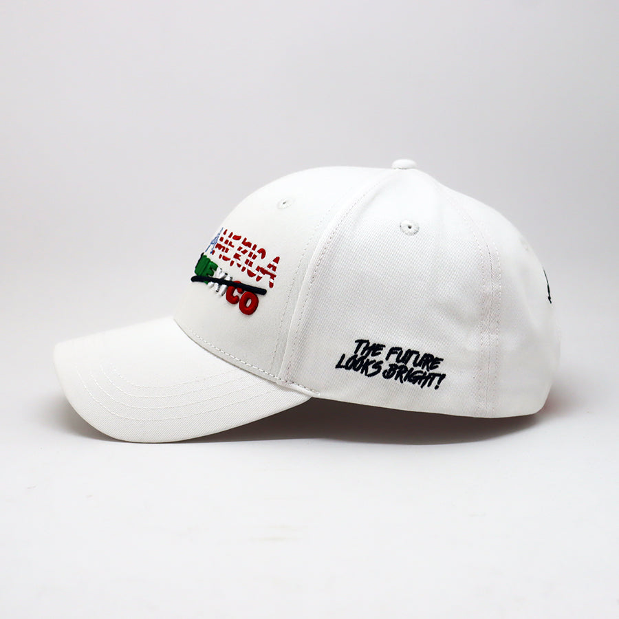 Future Looks Bright Gulf of America Mexico White Snapback Hat