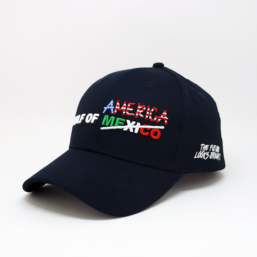 Future Looks Bright Gulf of America Mexico Navy Snapback Hat