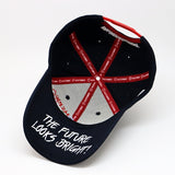 Future Looks Bright Gulf of America Mexico Navy Snapback Hat