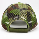 Future Looks Bright Army Green Camo Trucker Patch Snapback Hat