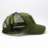 Future Looks Bright Army Green Camo Trucker Patch Snapback Hat