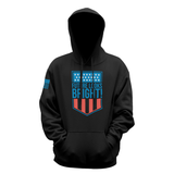 Future Looks Bright Black Star Flag Hoodie