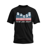 Future Looks Bright Mount Rushmore Black Short Sleeve T-Shirt