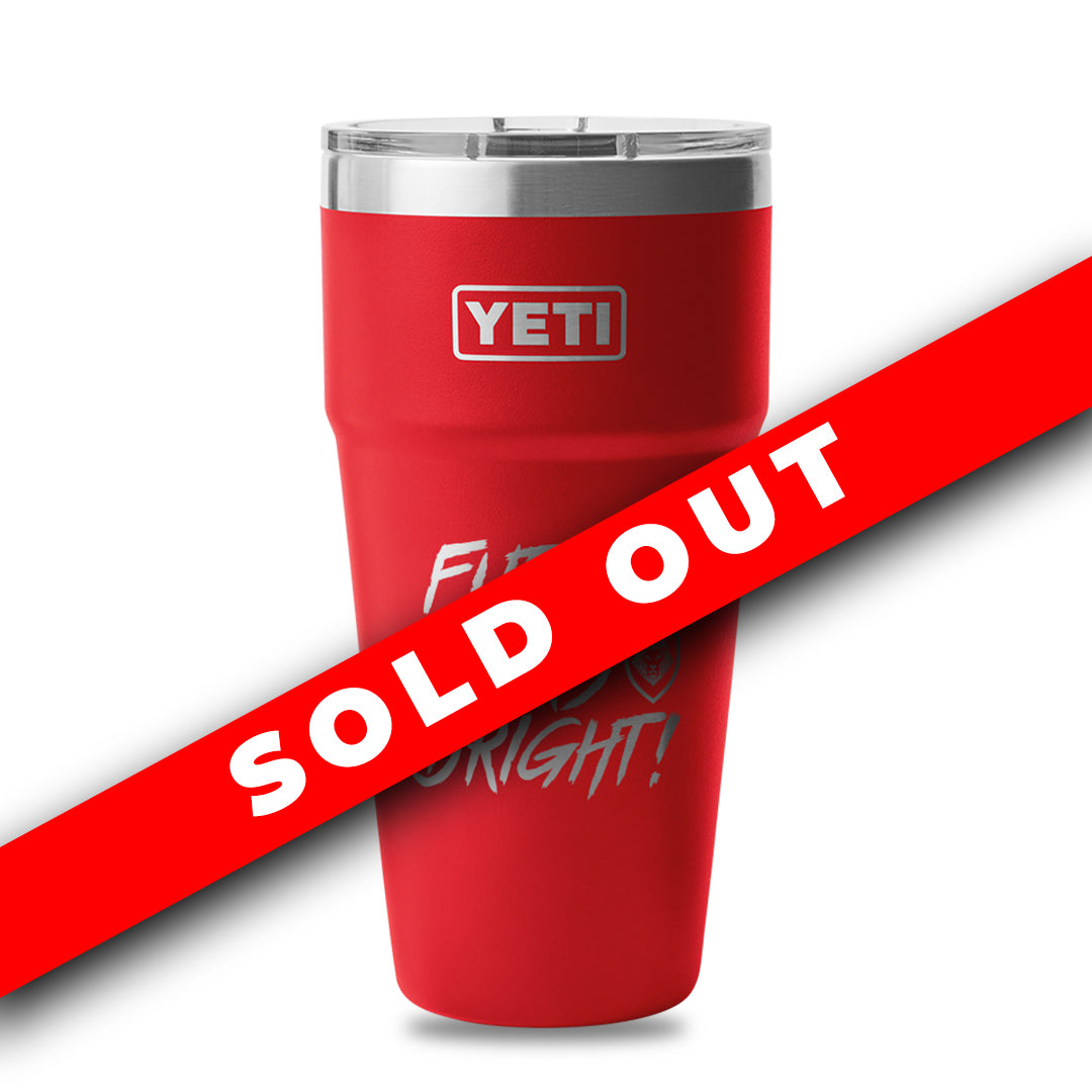 Future Looks Bright Valuetainment Red YETI Rambler 30 oz