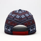 Future Looks Bright Holiday Knit Pattern Snapback Hat