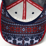 Future Looks Bright Holiday Knit Pattern Snapback Hat