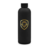 Lion Shield Matte Black Stainless Steel 25 oz. Water Bottle