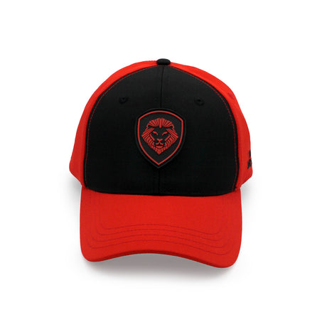 VT Shield Logo Future Looks Bright front panel Red & Black Snapback Hat