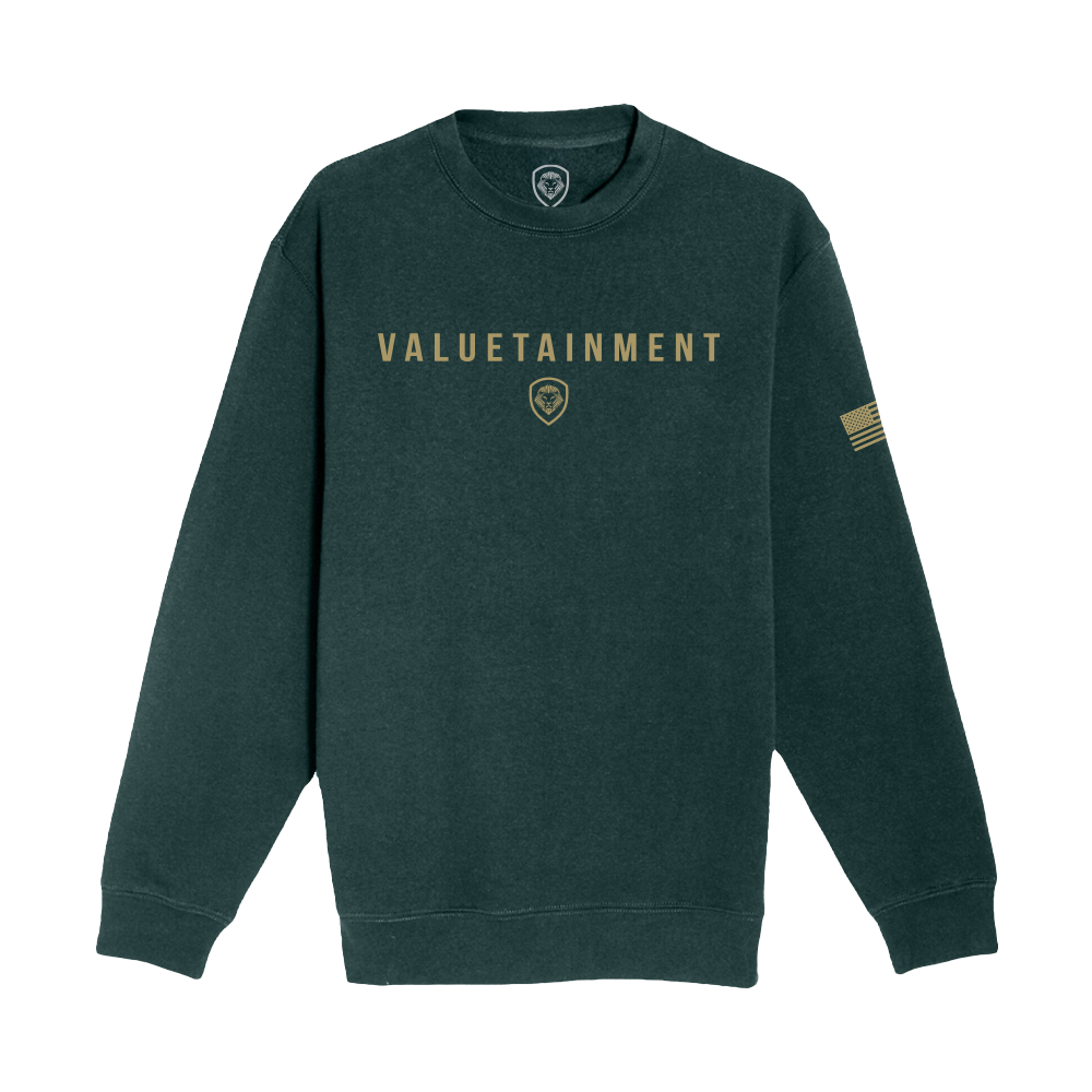 Gold Collection FLB Crewneck Sweatshirt - Forest Green