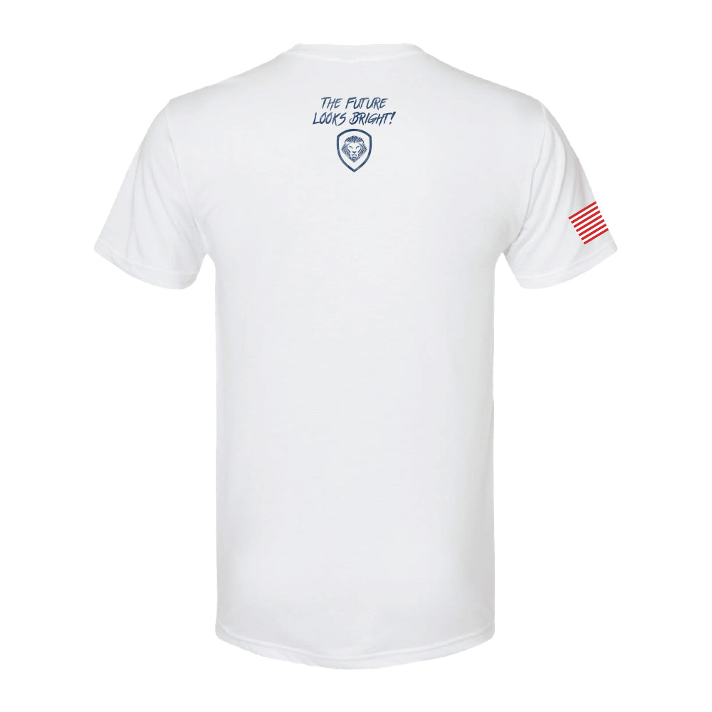 Team America Retro White Valuetainment Short Sleeve T-Shirt (Slim Fit)