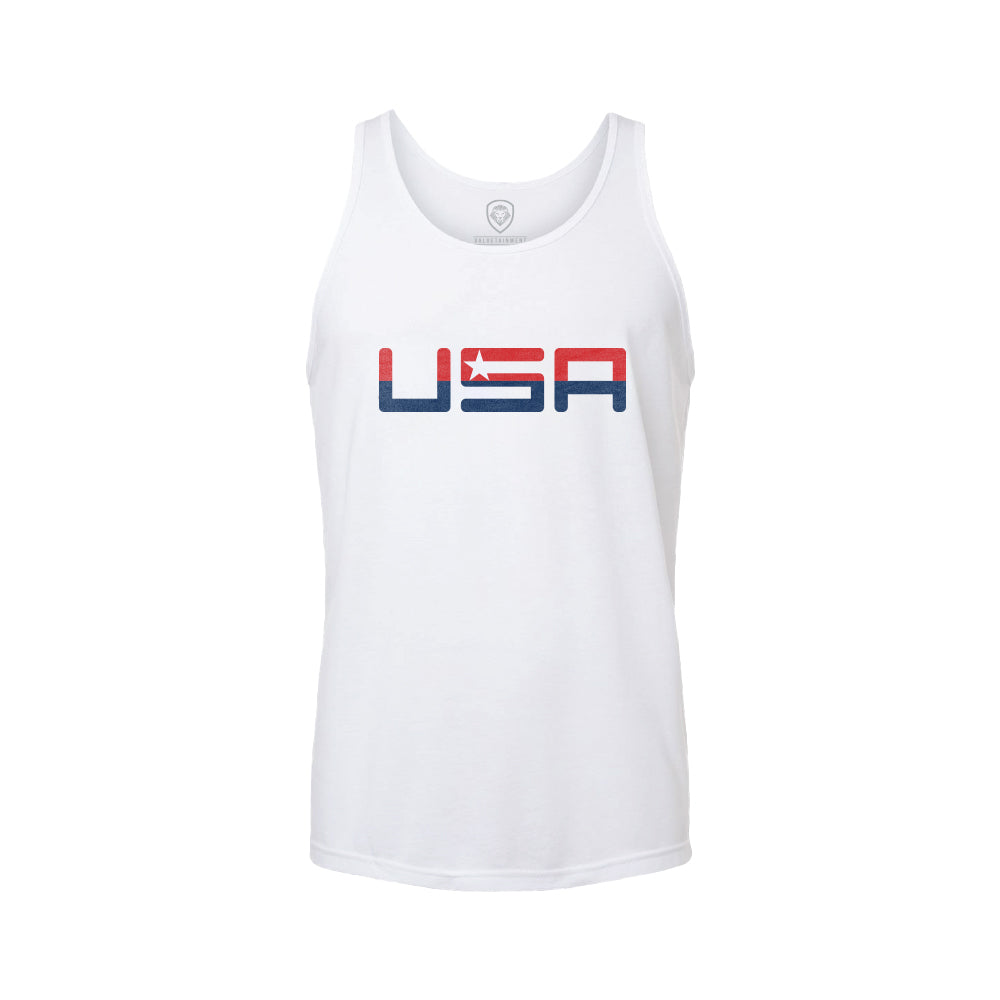 Team America Retro White Valuetainment Tank Top