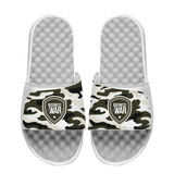 Valuetainment Business Is War White Camo Comfort Slides