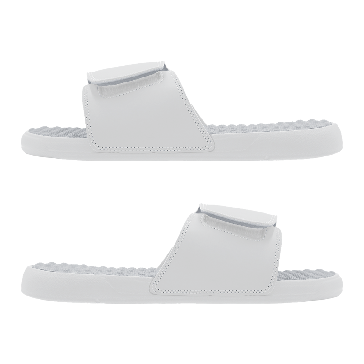 Team USA Future Looks Bright White Distressed Comfort Slides