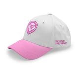 Women's VT Shield Logo Future Looks Bright Pink & White Snapback Hat