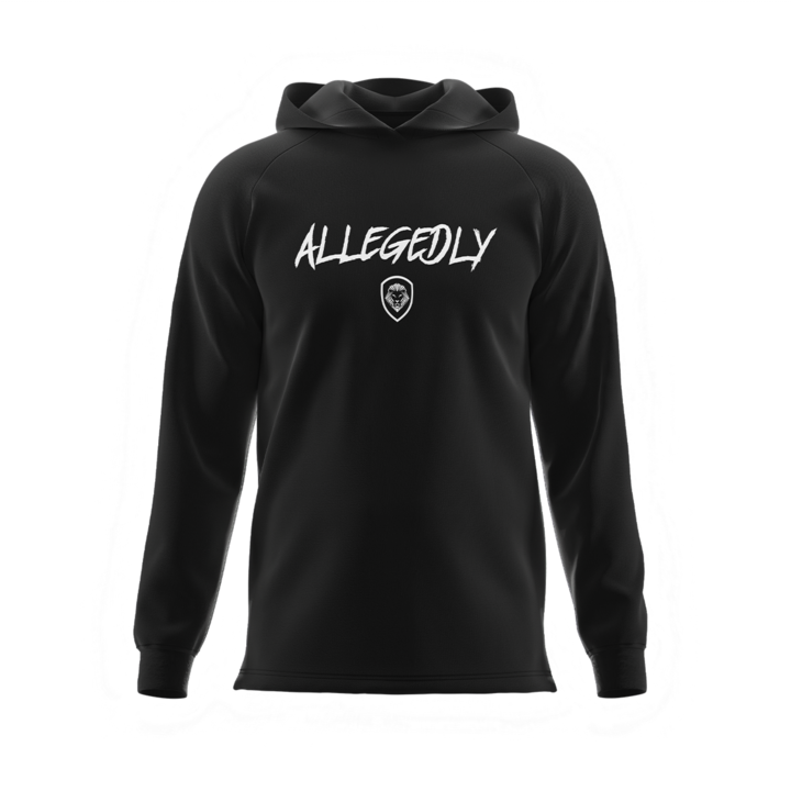 Allegedly Black Long Sleeve Lightweight Performance Hoodie