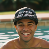 Future Looks Bright Light Brown Camo Flat Bill Waterproof perforated Snapback Hat