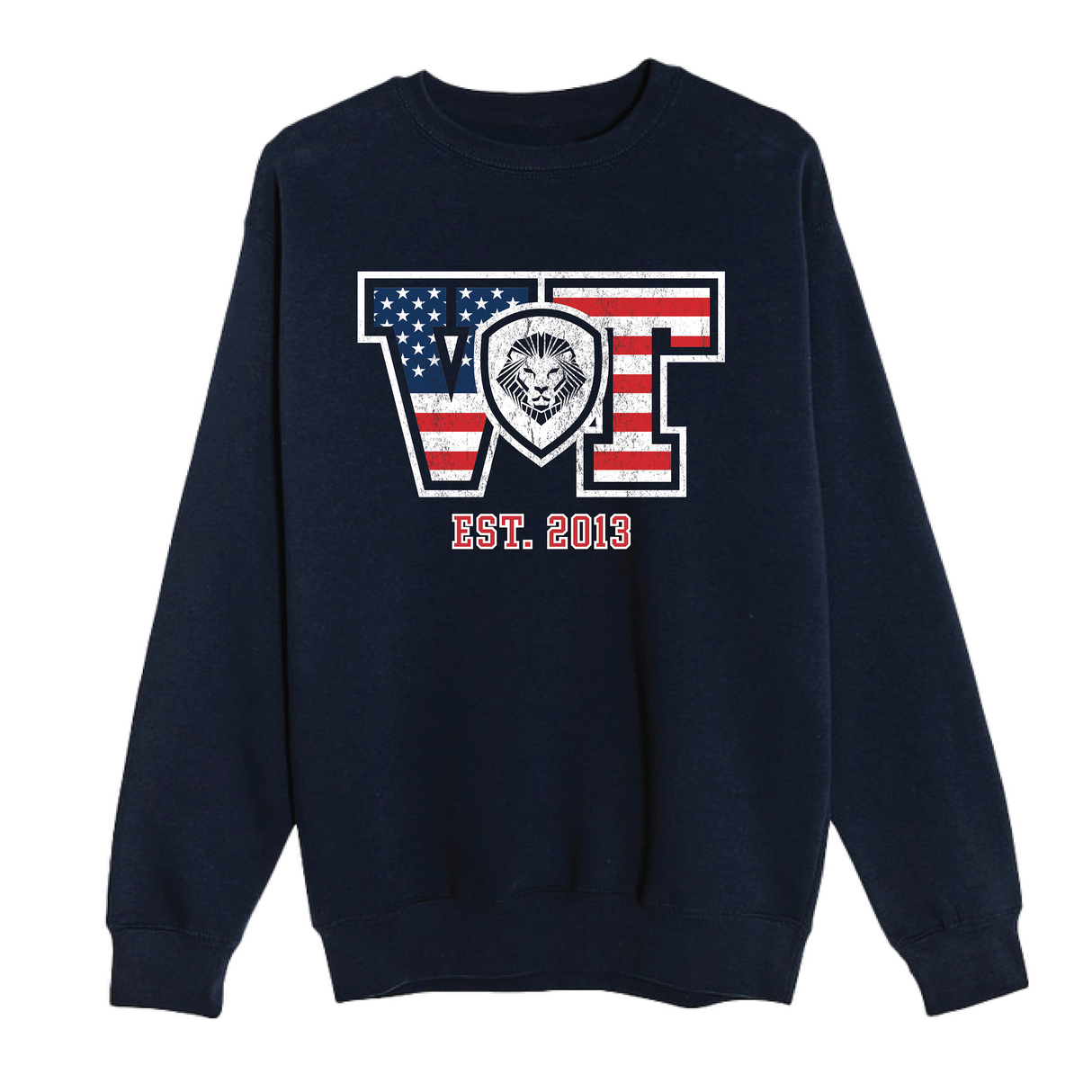 Premium Crewneck Sweatshirt - Navy Blue