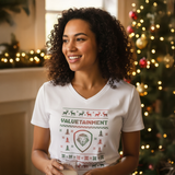 Women's Valuetainment Christmas White Short Sleeve T-Shirt