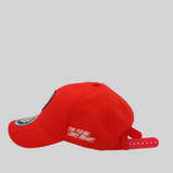 Kids VT Shield Logo Future Looks Bright Red Snapback Hat